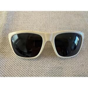 Vintage 1980s I Ski Iski France White Sunglasses Retro Sporty